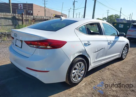 2017 Hyundai Elantra Se from USA, damaged, VIN 5NPD74LF9HH120513